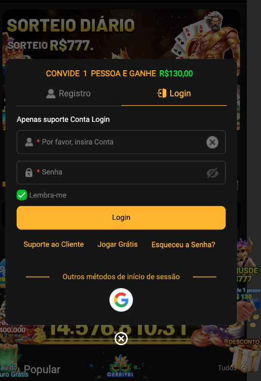 Aplicativo móvel BRXBET
